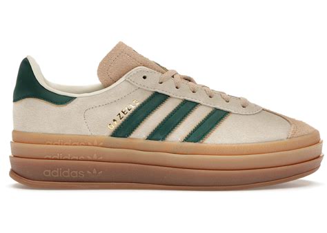 adidas Gazelle Bold beige grün (Damen) – ID7056 – DE 